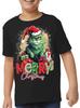 CHRISTMAS CAT KIDS T-Shirt Novelty Funny Christmas Gift Kids Xmas Tshirt JokeWill Open In New Window or Tab