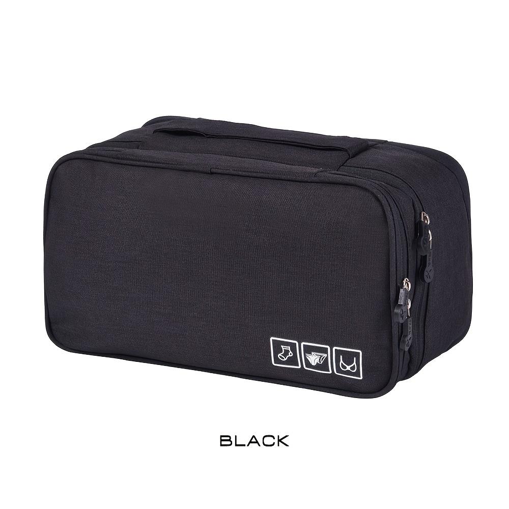 

Многофункциональная дорожная сумка для хранения нижнего белья, органайзер для бюстгальтеров, нижнего белья, трусов, носков, портативный чёрный