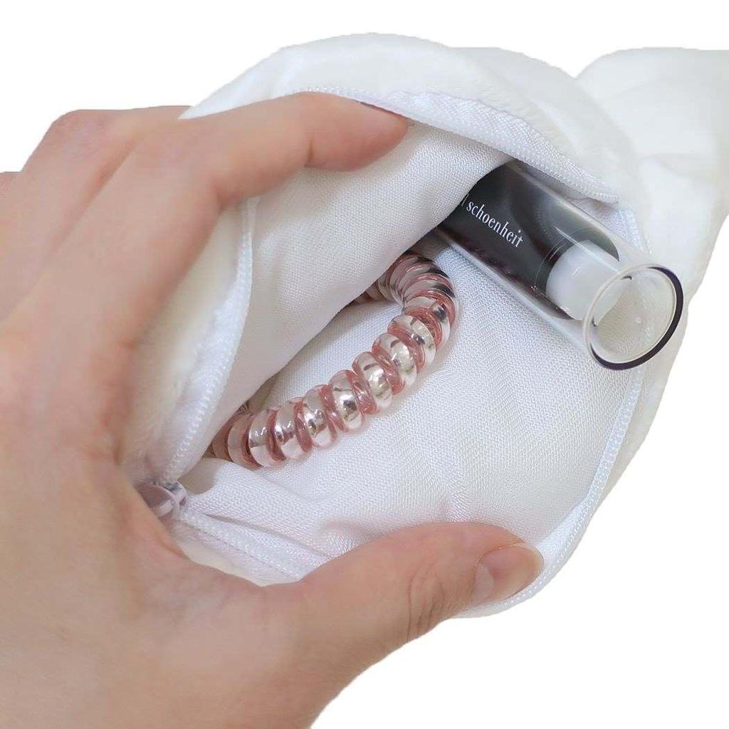 Marushin Sanrio Cinnamoroll Face Character Accessory Case for 3825003000 Pouch/Cinnamon Cosmetics, Gift, Birthday, Women's Accessories,