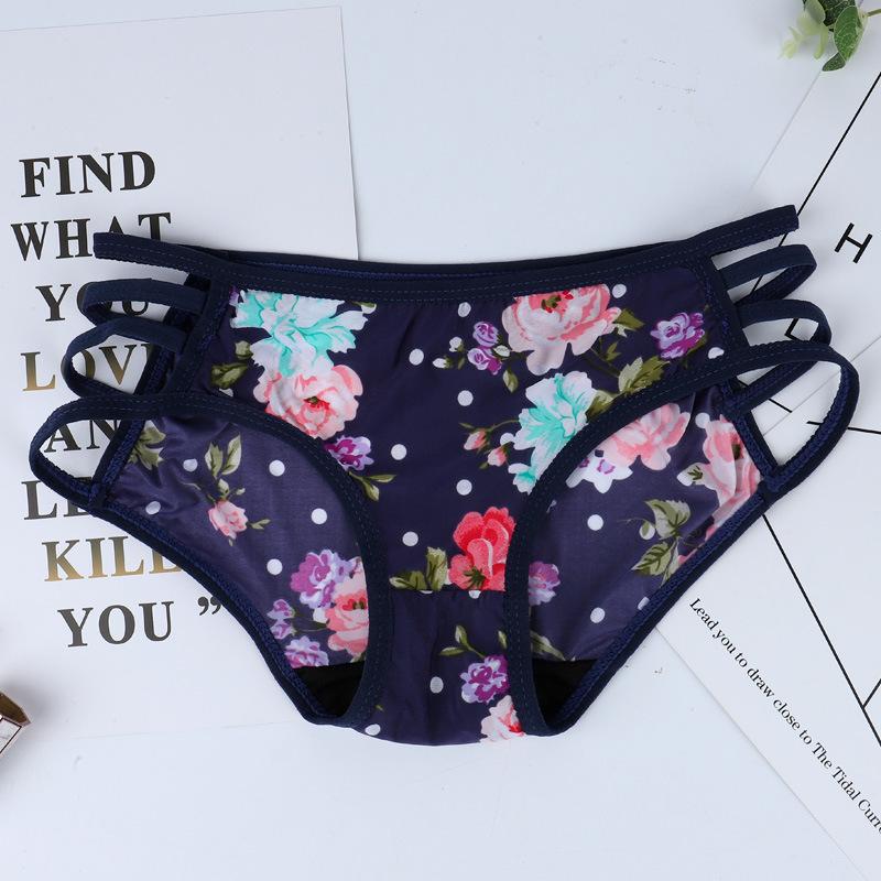 1Pcs Mesh Underpants Female Women's Panties Sexy Lace Lingerie Temptation Underwear Briefs Pespective Woman Thongs