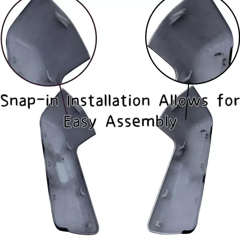 For Chevy Silverado 1500 CMC SIERRA - Car Replacement Rearview Side Mirror Cover Wing Cap Exterior Rear View Case Trim
