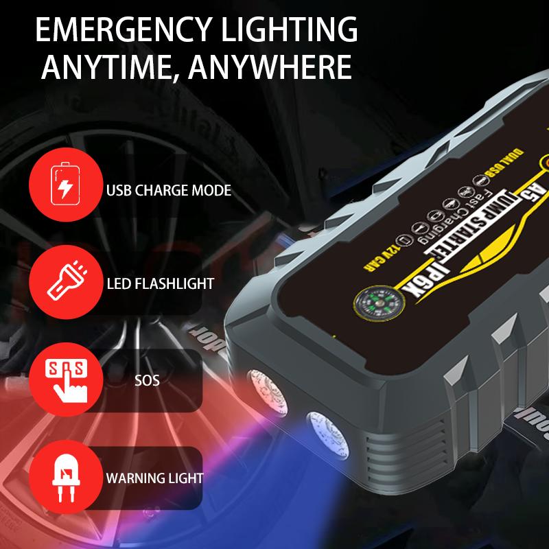 Portable Car Emergency Battery Booster 12V 22200mWh Jump Starter Power Bank Car Battery Jump Starter