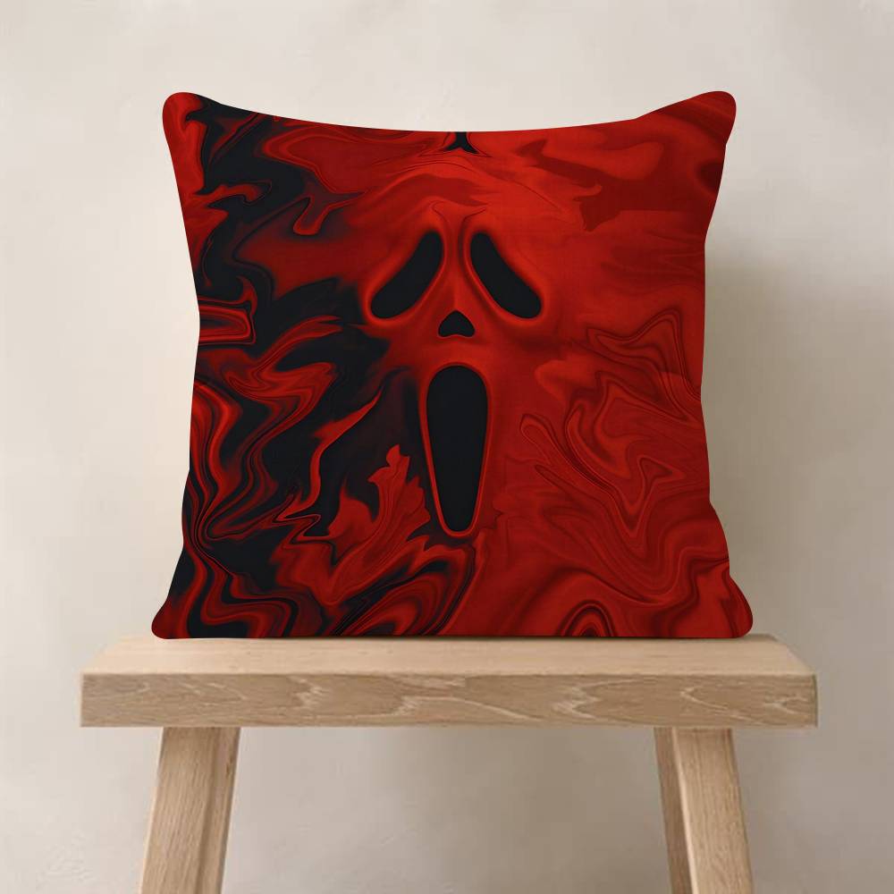 Horror Movie Scream Pillow Cover For Bedroom Room And Living Room Sofa Decorative Cushion Cover