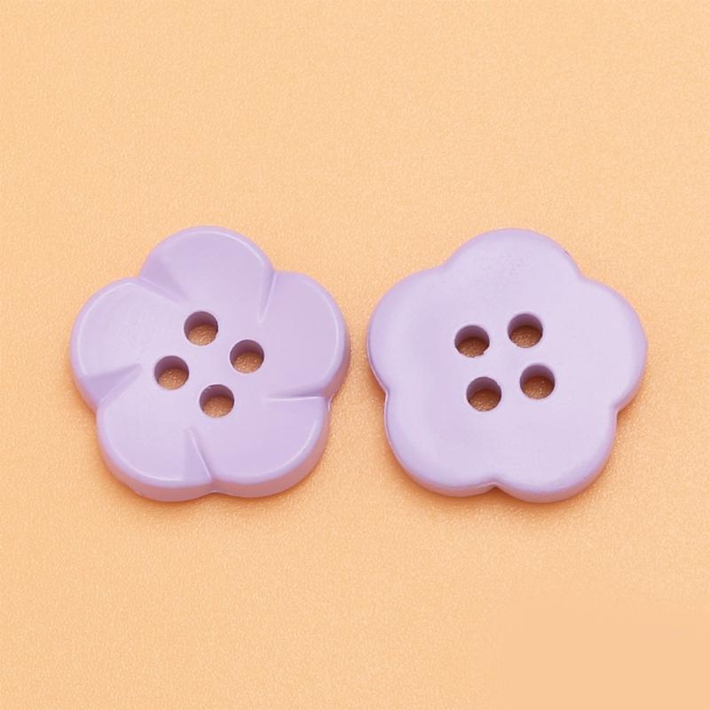 10 Stück Harzknöpfe Nähknöpfe Blumenform Knöpfe 4-Loch Knöpfe für Pullover Jacken Hosen Basteln Ersatz