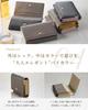 Business Card Genuine Shrink Large Capacity 70 5 Cowhide Gold Gift Box 5 Colors x Baby [R-Leather] Women's Holder, Leather, Leather, Bi-color, (Holds