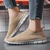 Men And Women  Slip-on Mesh Breathable Lightweight Sports Running Shoes