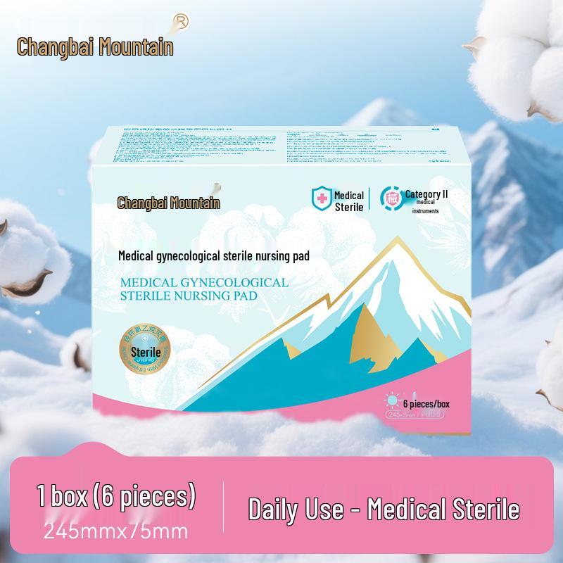 Changbai Mountain Medical Gynecology Menstrual Pads - Sterile Care for Day & Night Use