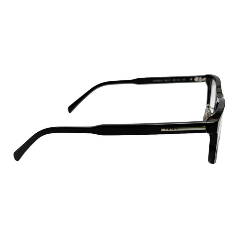 Prada Brand Logo Rectangular Optical Frame Women's Black Black F basic packaging-glasses case + packaging box