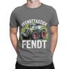 Fendt GerUnisex Tractoren fendttastick groen Nieuwigheid 100% Katoen T-shirt Fendt Tops T-shirts Voor Unisex