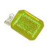 92 Ct Bi-Color Ammolite Pendant Sterling Silver Lab Created Certified Emerald