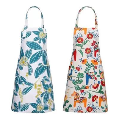 2 szt. Bezrękawnik Koreańskie Style Fartuch Do Gotowania Kuchnia Grill Rękodzieło Oddychający Bawełna Len Kombinezon Fartuch Kuchenny Unisex