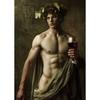 Two European Boys Wearing Wings Poster Handsome Gay Boy Love Prints Canvas Painting for Wall Art Living Room Home Decor Mural