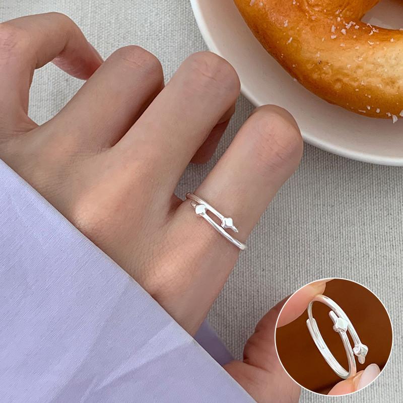 Butterfly Unique Adjustable Knot Floral Ring Collection Stylish Copper Geometric Design For Daily Wear