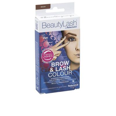 BEAUTYLASH BROW &; LASH COLOUR Eyebrow and Eyelash Dye Kit #Medium Brown 1 Unit