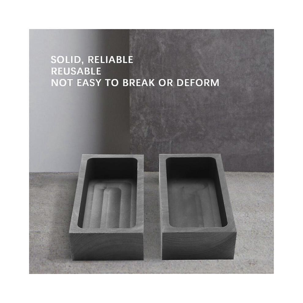 4 Pieces 1 Kg Graphite Ingot Mould Casting Ingot Crucible Mould Silver Gold Ingot Mould Melting Cas Best Gift