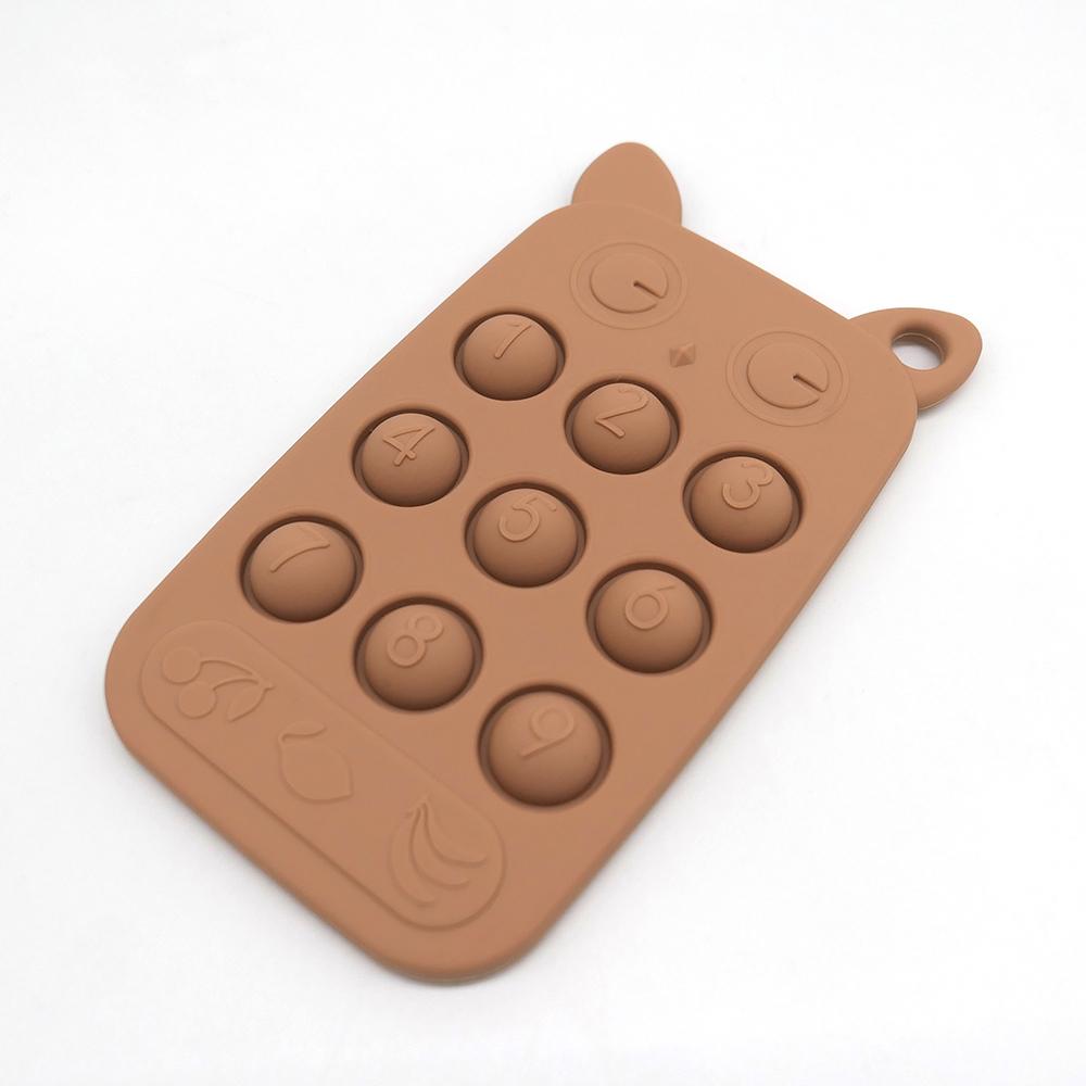 Giocattoli Svezzamento Silicone per Bambini, Dentizione, Periodo Appettito Orale, Soothing Remote Control Teething Bites Exterminator