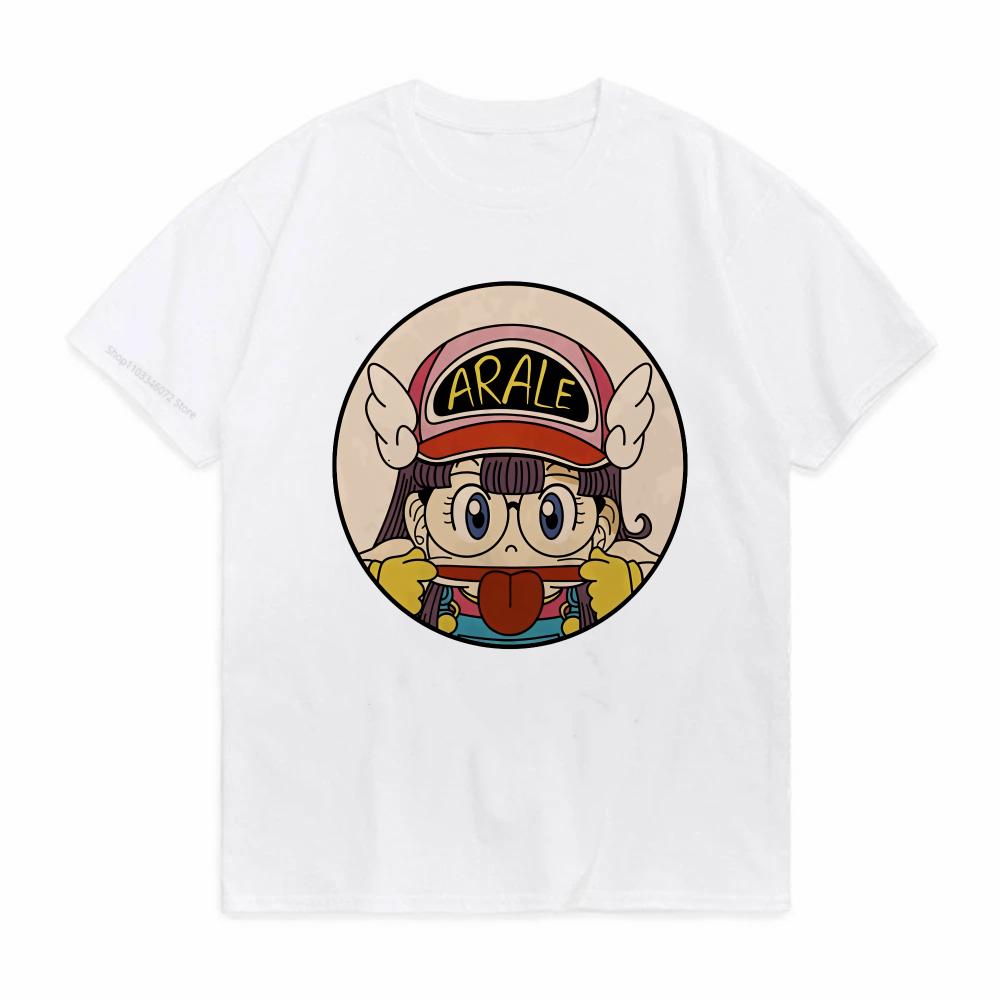 Arale Tshirt Female Designer Japanese Men Womens Casual Loose Fitting Tshirt Girl Designer Harajuku Clothing