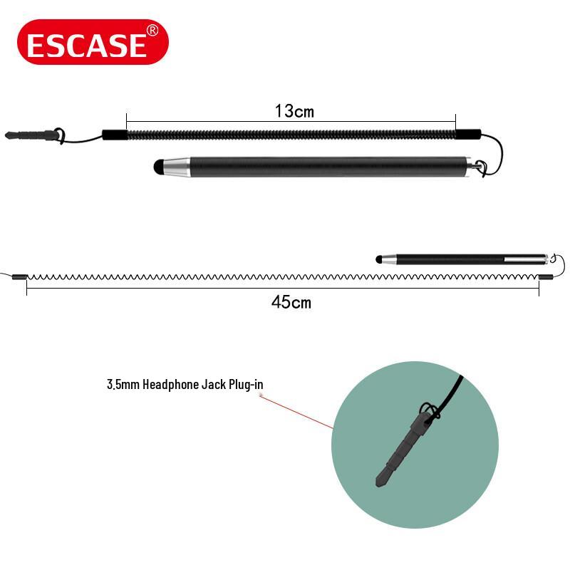 ESCASE Universal Capacitive Stylus Pen with Lanyard