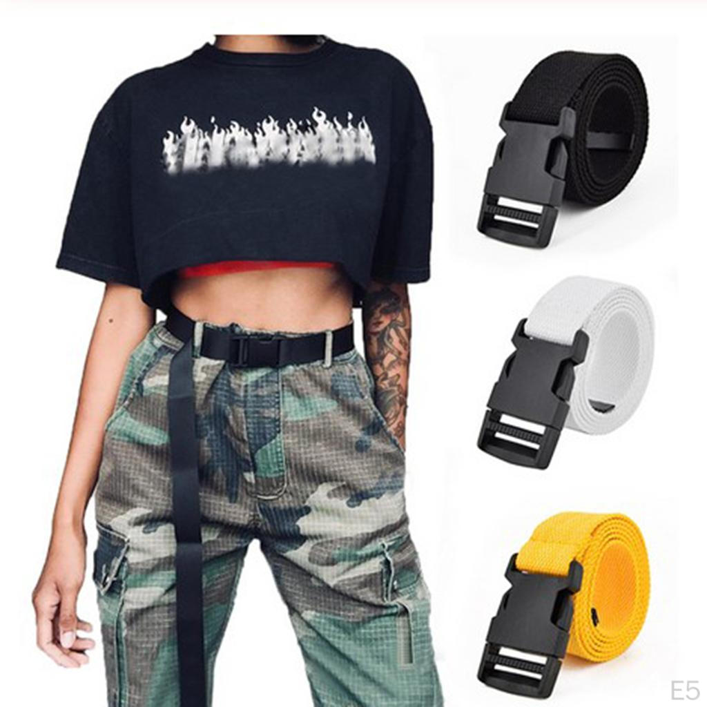 Canvas Webbing Belt Waistband Strap 38mm