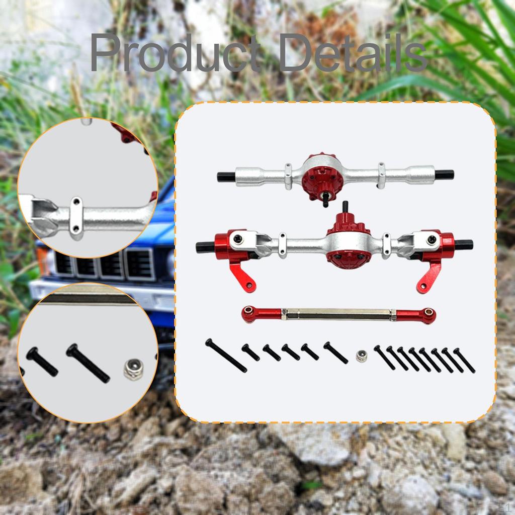 1/16 RC Car Front Rear Axle Set Accessory, Replace Easy to Install Practical, Portable