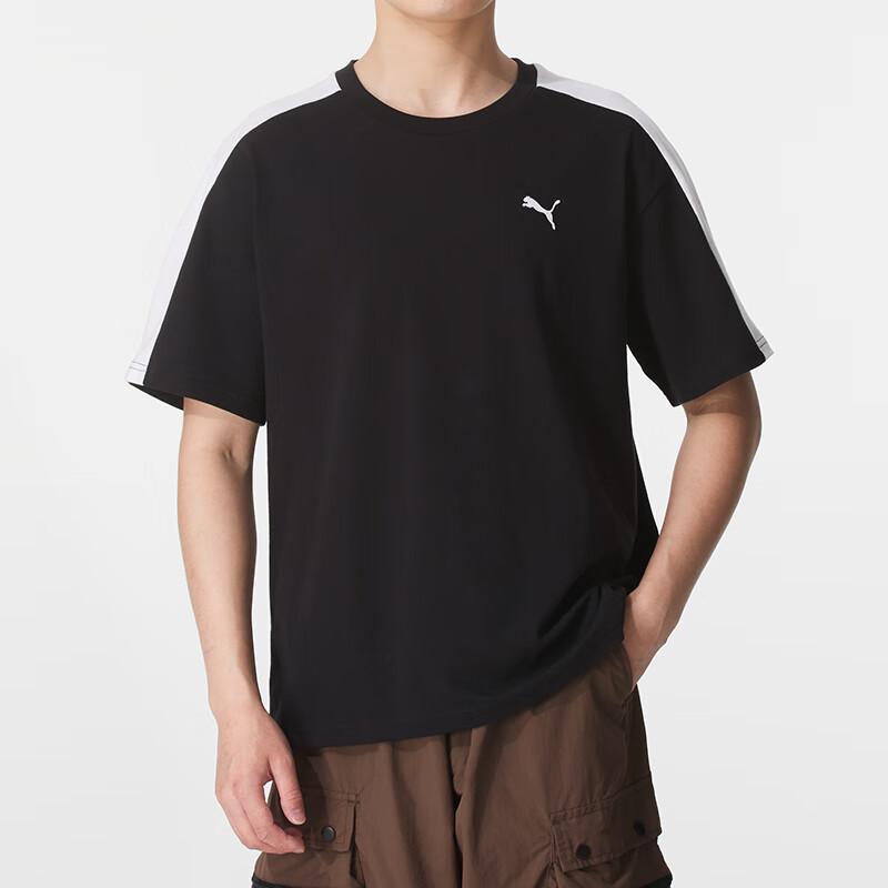 New PUMA T7 T Shirts Men's Black 634786-01