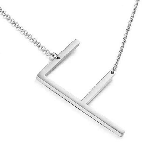 Women 26 English Letter Pendant Chain Necklace Choker Party Jewelry Gift