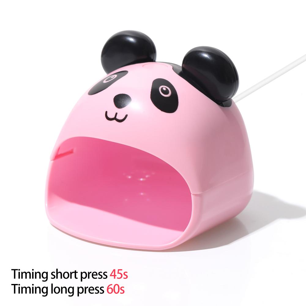 LINMANDA Panda/Hase Nagellampe Kleine Nagelhärtung UV-Licht USB-Härtung Nageltrockner für Schnelle Härtung Gel-Nagellack DIY-Nagelkunst