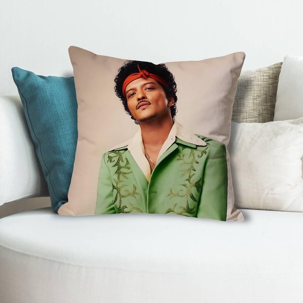 BBruno MMars 24K Magic Pillow Cases for Bedroom Living Room Sofa Home Decor Polyester Cushion Cover with Zipper