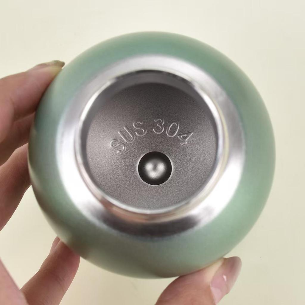 316 Edelstahl Guochao 'Kleiner Dicker' Isolierter Taschenbecher mit Henkel – Tragbarer Outdoor- & Auto-Wasserbecher