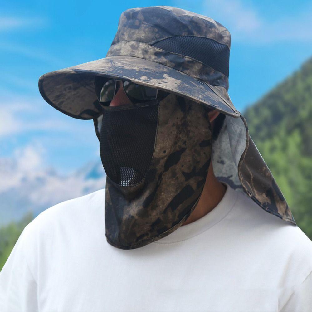Large Shawl Sunhat Wide Brim Leisure Hat Fashion Sun Protection Hats  Spring Summer