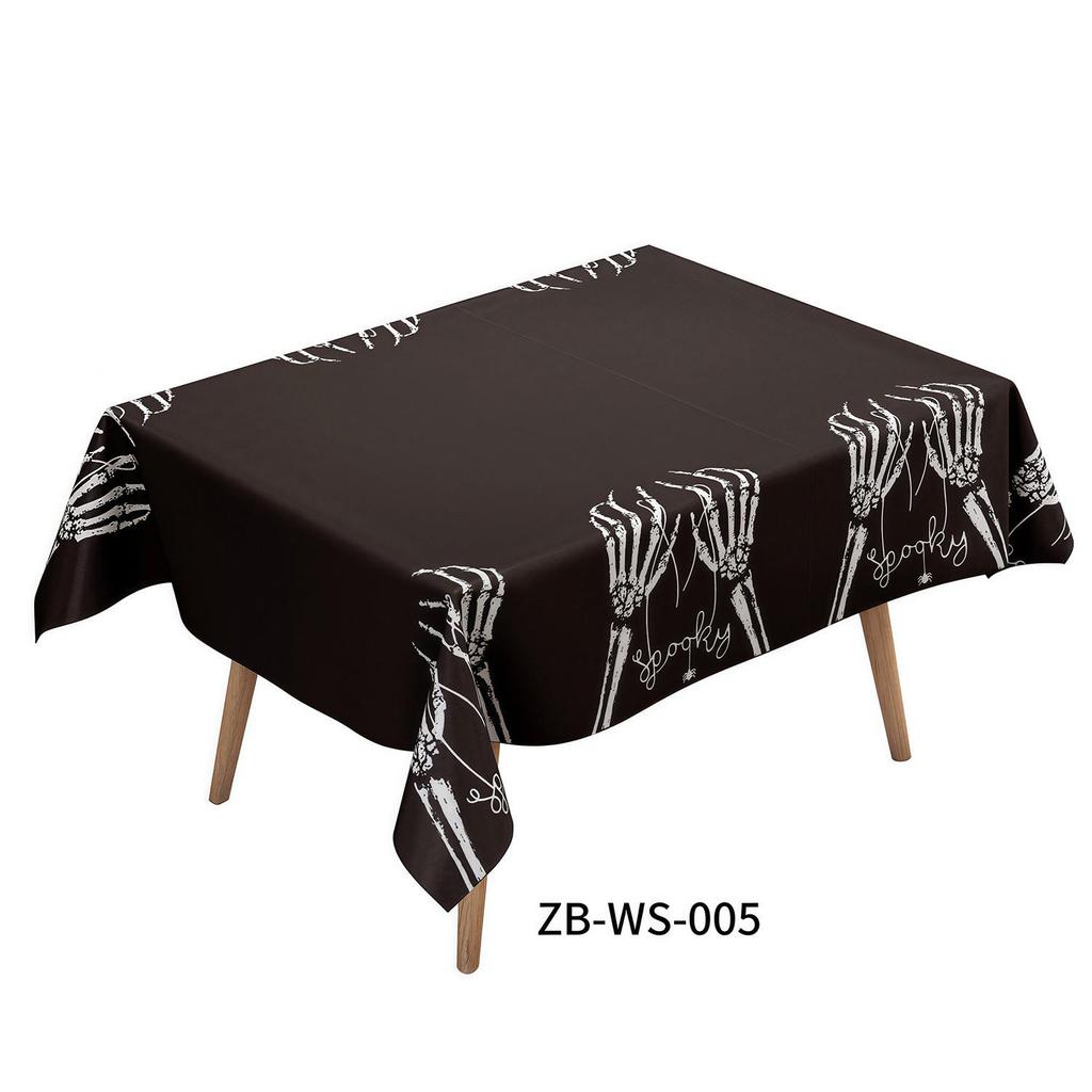Halloween Horror Tablecloth: Disposable Dining Decoration for Parties