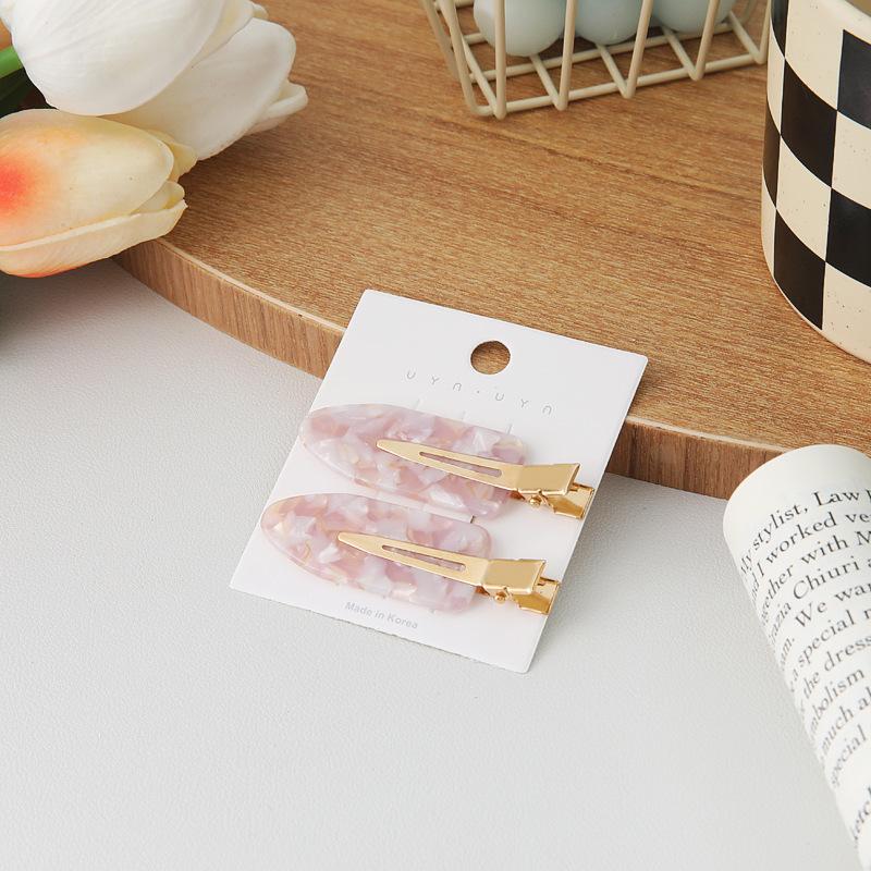 Bunte Haarspangen im japanischen Stil mit Farbverlauf – Handgefertigte nahtlose Pony-Clips und Haarnadeln, Kopfschmuck-Accessoires für Internet-Berühmtheiten.