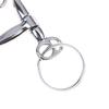Alloy Horse Bit Charm Keychain Metal Ring Pendant Bag Decoration  Backpack Accessory For Men And Women
