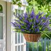 35cm Artificial Fall Flowers Lifelike Adjustable Faux Lavender Flowers Durable Fall Decor Thanksgiving Decoration