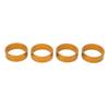 4 Pcs Aluminium Alloy Bicycle Headset Pad Bike Handlebar Stem Spacers 28.6x10mm1.13x0.39in for