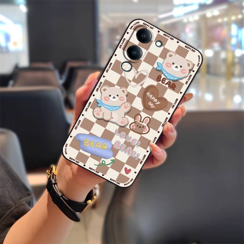 Anti-knock Cartoon Phone Case For VIVO Y04 4G/Y29S Graffiti Silicone Dirt-resistant Soft case Shockproof Full wrap TPU
