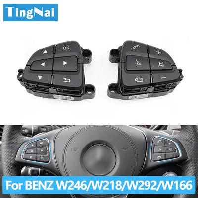 Car Multi-function Steering Wheel Control Switch Buttons Phone Key For Mercedes BENZ A B GLS GLE Class W166 W156 W246