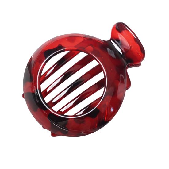 Women Hair Clip Round Anti-slip Teeth Hair Claw Hollow Design Back Head Hair Clamp Hair Styling Tool Hair Accessories