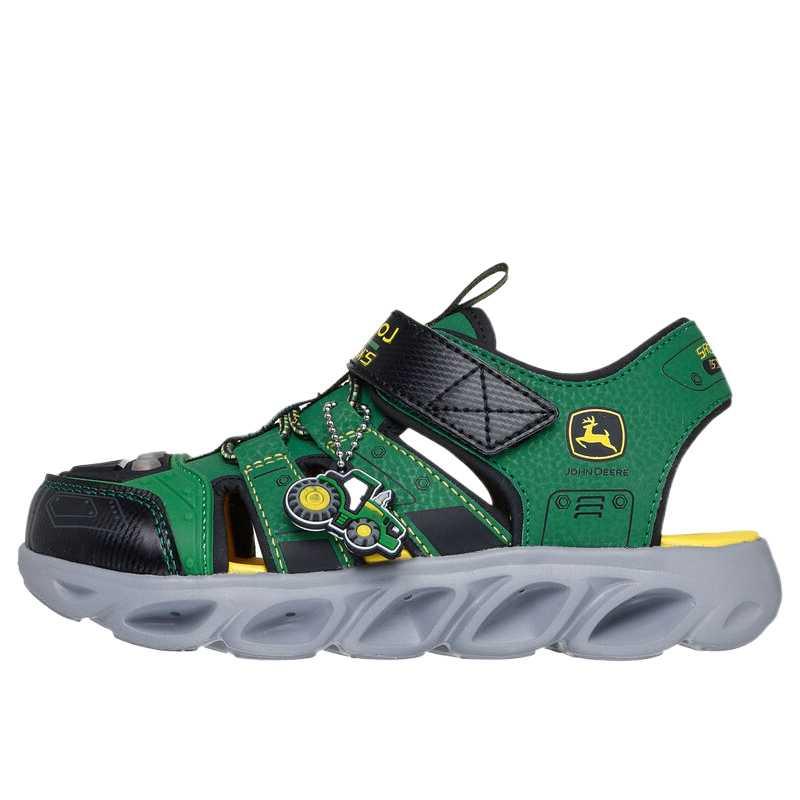 Skechers Kids Hypno-Splash Comfortable Fashionable Versatile Low-Top Sandals Kids sandals Green 407070L-GNBK