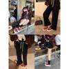 Lazy One-pedal Shoes Platform-soled Casual Horse Leather Loafer Single Shoes Women's Canvas Shoes
