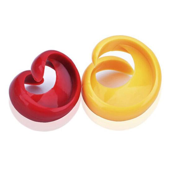 2Pcs Sausage Cutter Simple Operation Reusable Spiral Shape Hot Dog Slicer for Home Kitchen Restaurant