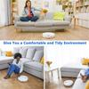 6-Piece Mop Cloths Sweeping Robot Mop Cloth Sweeping Robot Replacement Cloths Fiber Mopping Pads Set for Dreame L10s Pro