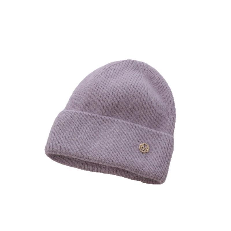Knitted Hat  Thickened for Autumn and Winter To Make The Face Look Better Small Ear Protecting Couple's Versatile Pullover Hat Woolen Hat