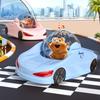 Hamster Rennwagen Hamster Sportball Kleintier Spielzeugauto Haustiere Laufwerkzeug Leises Fitnessrad Spielzeugfahrzeug für Kleintiere