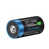 Cityork D Size Rechargeable Battery 1.5V 15000mWh Type-c USB Charging Li-ion Batteries for Gas Stove, Flashlight, Water Heater