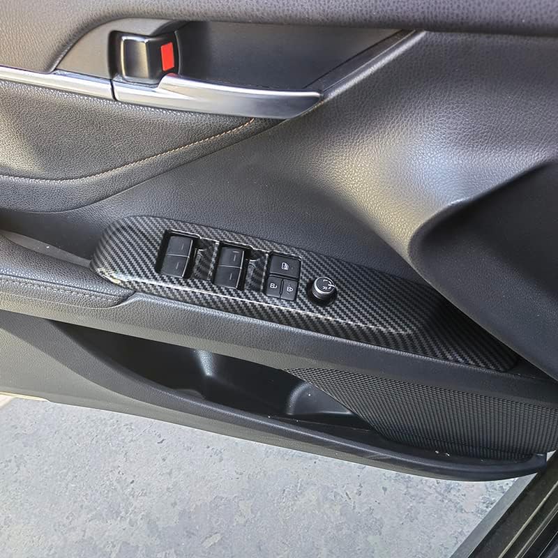 Kolya Interior Door Window Switch Panel Cover Window Control Button Trim For Toyota Camry 8Th 9Th Gen Accessories 2018      2024 2025 (For Left Hand