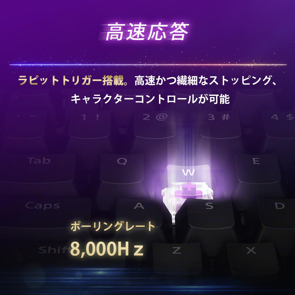 Sony INZONE Gaming with Fnatic Tenkeyless English Layout Aluminum Top Case Volume Control Dial Polling Rate Gasket Mount Rapid Trigger Size KBD-H75