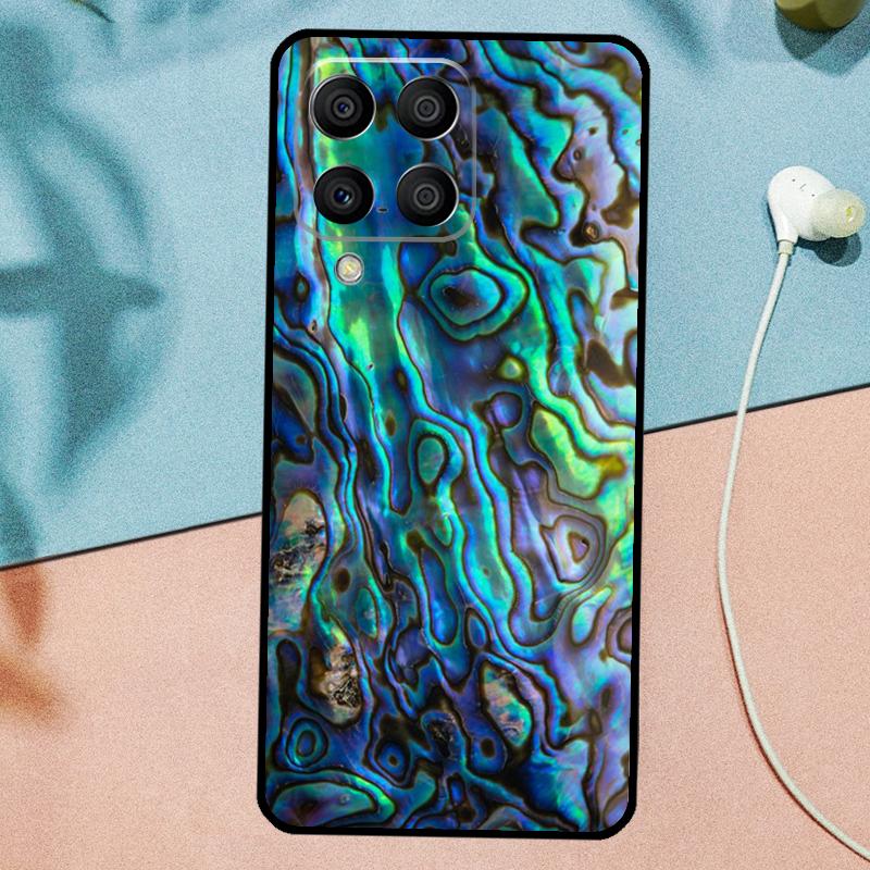 Abalone Sea Shell Texture For Samsung Galaxy M14 M34 M54 M20 M06 M16 M12 M13 M15 M35 M55 M33 M53 M21 M31 M32 M52 Case