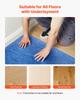 Floor Underlayment 18.6 m² 3mm Sound/Vapor Barrier for Laminate Blue