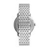 Emporio Armani AVIATOR AR60024 Men's Automatic Watch, Silver, Officially Imported